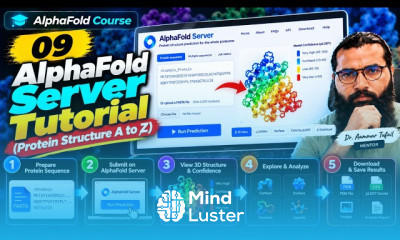 09 AlphaFold Server Tutorial Protein Structure A to Z  AlphaFold Course Urdu Hindi