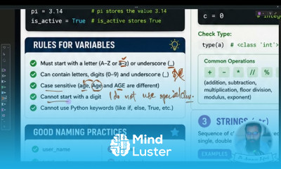 16 Rules for Naming Python Variables