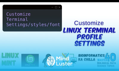 Terminal Settings in Linux Mint for Bold and Zoomed In Font Size and Style