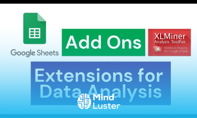 Google Sheets Extensions XLMiner Analysis ToolPak Data Analysis Made Easy in Urdu