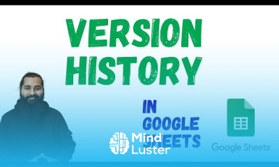 Google Sheets Working Version History How to Track Changes and Restore Versions