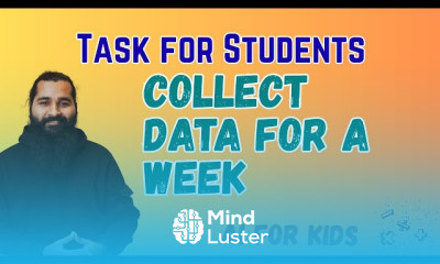 Tasks for Students before next lecture collect data
