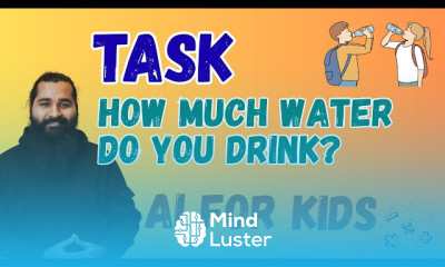 Task to collect data on how much water you drink every day