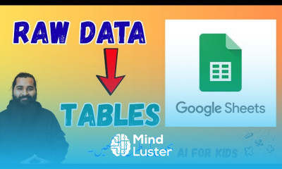 Convert Raw Data into Tables in Google Spreadsheets Simple Data Formatting Tutorial