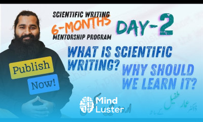 Day 2 SWMP What is Scientific Writing and Why do we need to learn it codanics