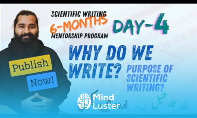 Day 4 SWMP Why do we write scientific research outcomes