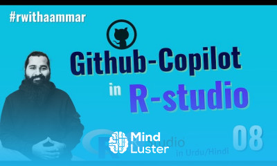 GitHub copilot in R studio for AI based coding in R with Aammar