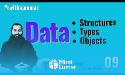 Data Structure Data Types and Objects used in R with Aammar