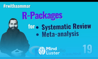 R packages for Systematic Review and Meta Analysis in R with Aammar