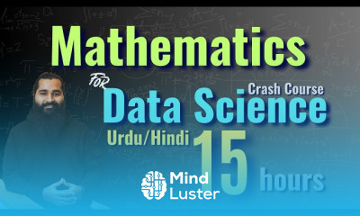 Mathematics for Data Science and Machine Learning 15 hours Complete Crash course in Urdu Hindi