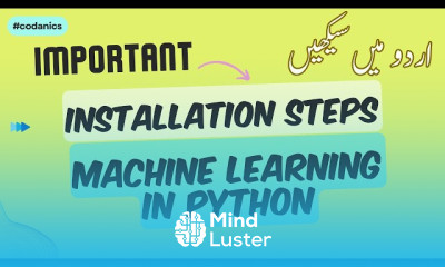 Installation steps for machine learning environment
