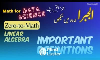 Linear Algebra and important definitions