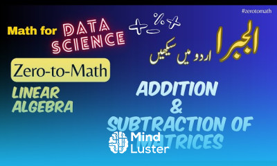 Addition and Subtraction of Matrices zerotomath