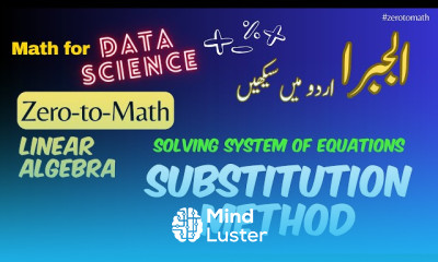 Substitution Method to solve system of equations zerotomath