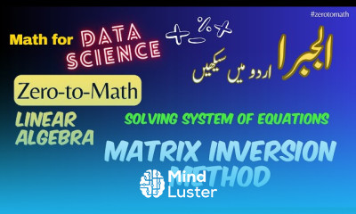 Matrix Inversion Method to solve system of equations zerotomath