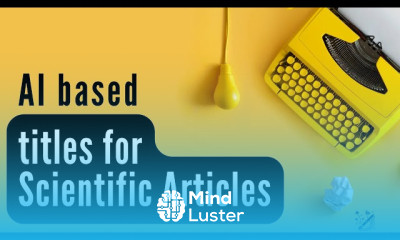 chatGPT to make attractive titles for scientific Articles